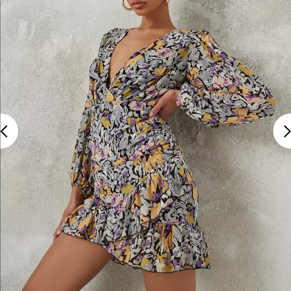 Floral mini dress
